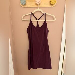 Outdoor Voices Maroon/Burgundy Exercise Dress Size Small